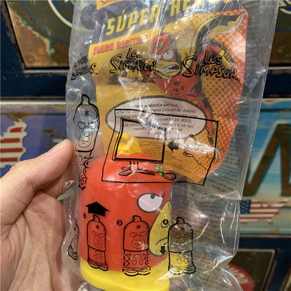 Desenho animado Os Simpsons Homer J Marge Bart Lisa Maggie Krusty o Palhaço Boneco de Ação Decoração de Mesa Brinquedo Colecionável Presente Infantil