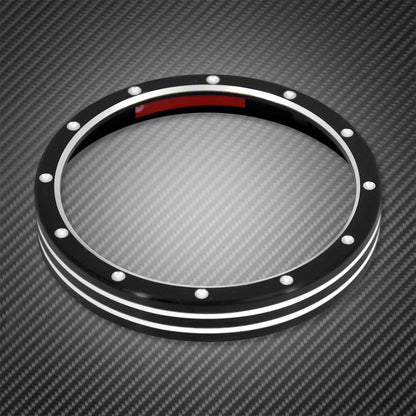 Acabamento do velocímetro de motocicleta Capa da moldura Billet CNC para Harley Sportster 883 1200 XL XR Iron Dyna Street Bob Low Rider