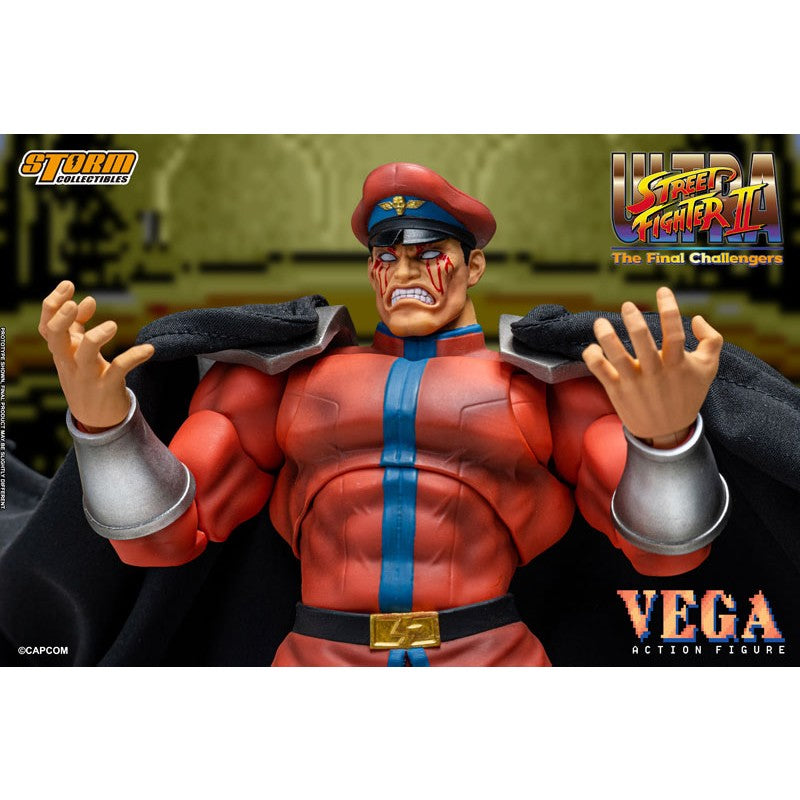 Pré-venda Original Storm Toys M. Bison Ultra Street Fighter II The Final Challengers M. Bison Figuras de Anime Brinquedos Modelo Presente