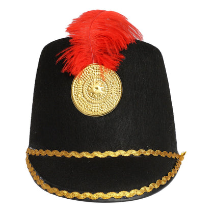 Girls Boys Marching Band Costume Outfits Circus Ringmaster Jacket Coat Team Performance Drummer Drum Major Uniform with Hat Sets