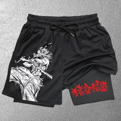 New Sports Shorts 2 in 1 Male Breathable and Informal Sportswear Double Layer Running M-3XL Basketball Shorts Gym Shorts