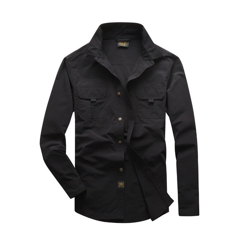 Lightweight Breathable shirt tactical multifunctional shirt outdoor long sleeved work shirt breathable sports sun protection