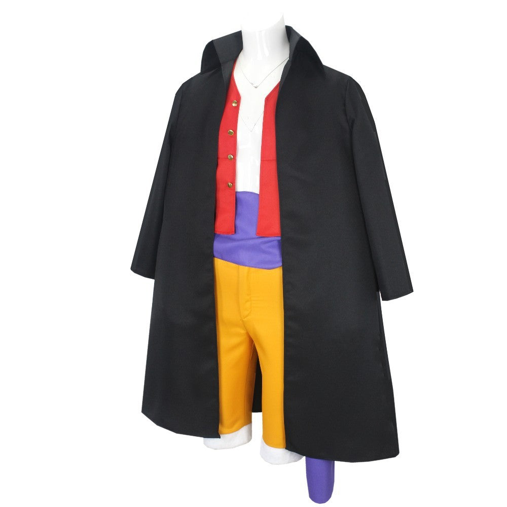 Anime Monkey D Luffy Cosplay  Wano Country Onigashima Chapter LMen's Clothing Cloths Halloween Carnival Costume For Adult
