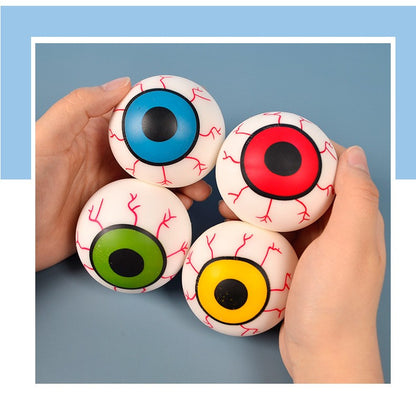 Halloween Horror Eyeball Squishy Toys - Soft Plastic Stress Balls, Novelty Fidget Gadgets, Perfect Party Favors, Gag Gifts