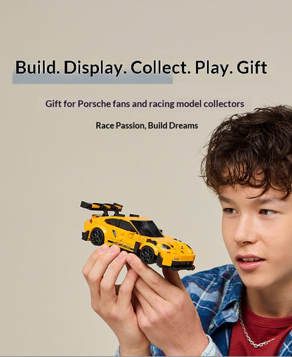 Lego Building Blocks Série Mecânica 911 Carro Esportivo Blocos de Montar Modelo de Corrida, Brinquedo de Carro de Alta Dificuldade Presente para Menino