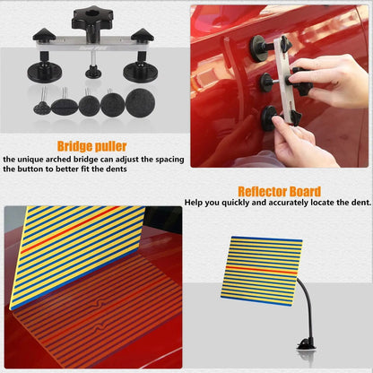 Ferramentas Super PDR para Reparo de Amassados Kits de Remoção de Amassados Reparo de Amassados sem Pintura Kit de Repuxador de Carroceria para Automóveis