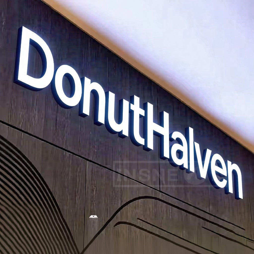 Luminous Letters Custom Logo Led Acrylic Signs Business Light Letter Advertising Luxury Brand Metal Sign Neon Wall Signboard 3d