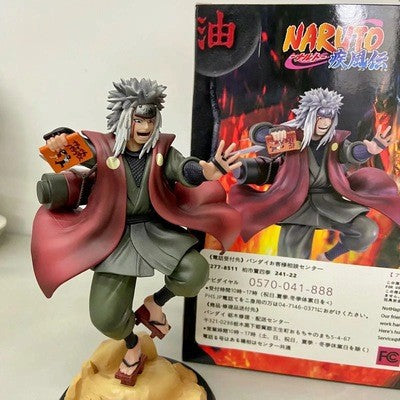 Action Figure Naruto Shippuden Jiraiya MegaHouse GK Anime Japonês PVC Brinquedo Estátua do Jogo Jiraiya Modelo Colecionável Boneco