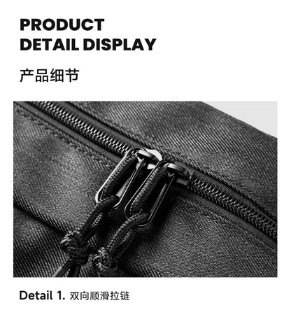 LEE Women Men Oxford Crossbody Waist Bag Waterproof Running Sport Single Shoulder Slingbag Travel iPad Pocket Daily Fanny Pack