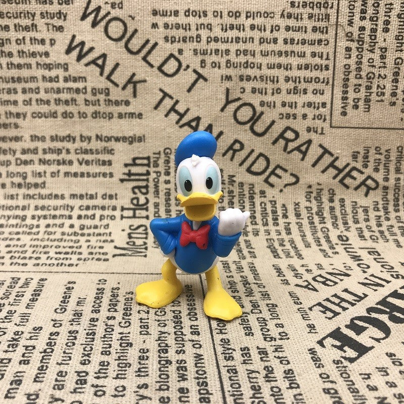 Disney Mickey Minnie Donald Duck Daisy Pluto Clarabelle Cow Cuckoo-Loca Action Figure Toys Anime Figure Doll Gifts For Children