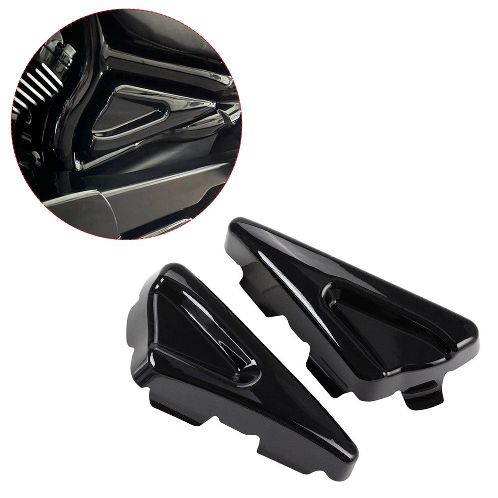 Tampas Laterais do Tanque de Quadro em ABS Preto Brilhante para Motocicletas Harley V-ROD VRSCDX NIGHT ROD SPECIAL NRS VRSCF MUSCLE 2007-2017
