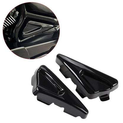 Tampas Laterais do Tanque de Quadro em ABS Preto Brilhante para Motocicletas Harley V-ROD VRSCDX NIGHT ROD SPECIAL NRS VRSCF MUSCLE 2007-2017