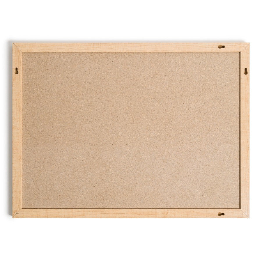 17 x 23 in. Cork Bulletin Board with Natural Maple WoodStyle Frame for Home Office Organization Ideal for Notes Photos and Sche