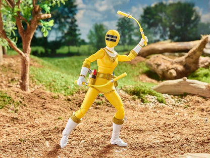 Power Rangers Lightning Collection Ranger Zeo Amarelo, Ranger Fantasma do Espaço, Ranger Rosa Dino Charge, Ranger Verde - Bonecos de Ação