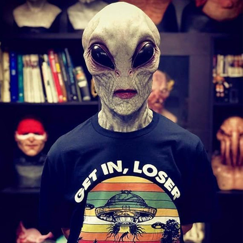 Horrible Alien Mask Horror Alien Supersoft Mask Creepy Halloween Party Decoration Scary Funny Cosplay Prop Masks