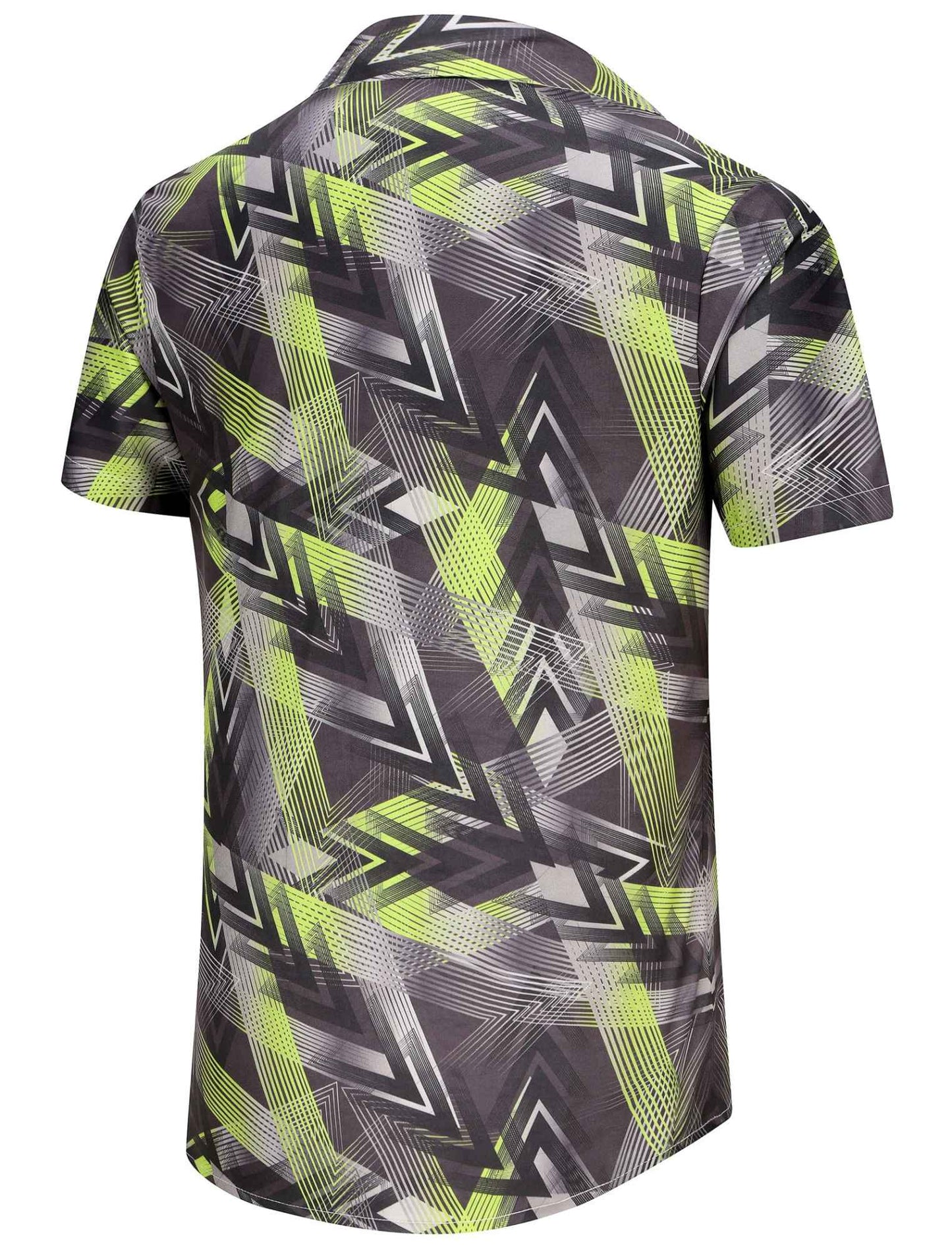 KYKU Hawaiian Shirt for Men Short Sleeve Button Down Summer Clothing Vacation Beach Shirts Stripe with Pockets