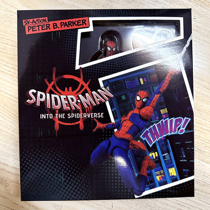 Action Figure Sv Action Homem-Aranha: Através do Aranhaverso Gwen Stacy Miles Morales Peter Parker Modelo Brinquedos