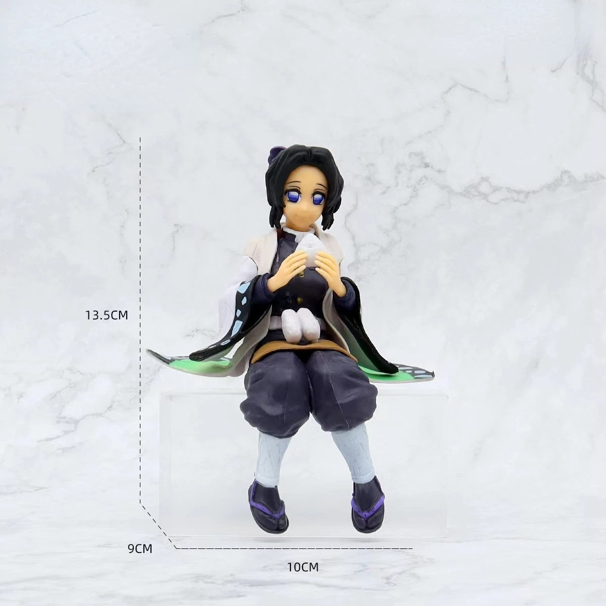 10-15cm Anime Demon Slayer Figura Kamado Tanjirou Nezuko Sentado Posição Action Figure PVC Modelo Boneca Coleção Brinquedo Presente