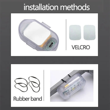 Wireless Remote Control LED Strobe Light for Car Auto Motorcycle Bike Drone Scooter Anti-collision Warning Lamp Flash Indicator