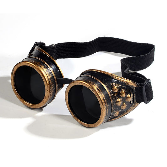 CRIXALIS Cyber Goggles Steampunk Glasses Vintage Retro Welding Punk Gothic Sunglasses For Men For Halloween Glasses Shade UV400