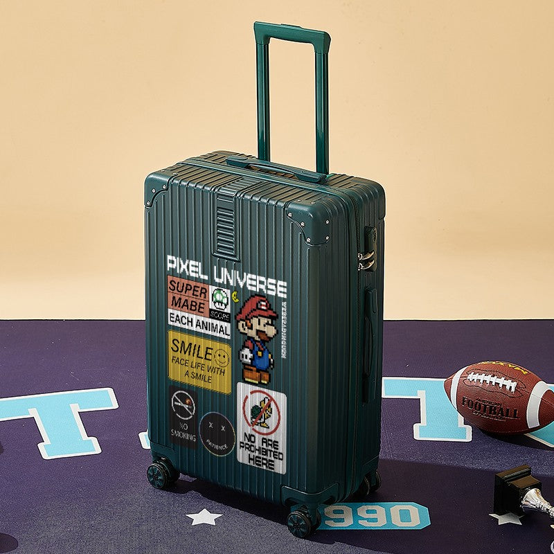 2025 New Large-capacity Suitcase 20/22/24/26/28-inch Cart Box Travel Boarding Case Portable Trolley Suitcase Roller Suitcase