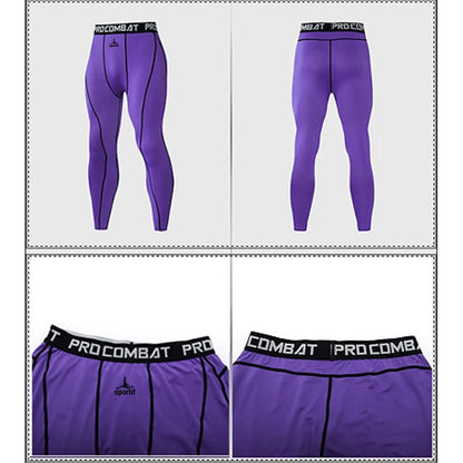 SPORTIF Men Bodybuilding longs Pants Fitness Compression Leggings Train Workout Outfit Male Muscle Alive Elastic Skinny Tights