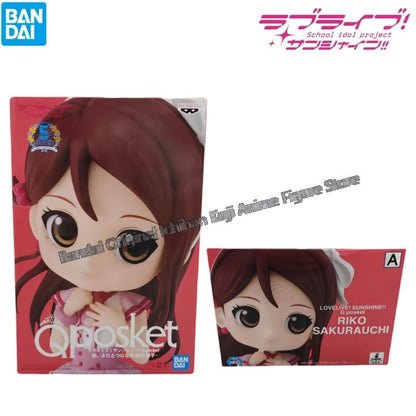 Em Estoque Bandai Original Box Kit Garagem Modelo Lovelive Qposket Sakurauchi Riko Ruby Kurosawa Tsushima Yoshiko Personagens de Anime