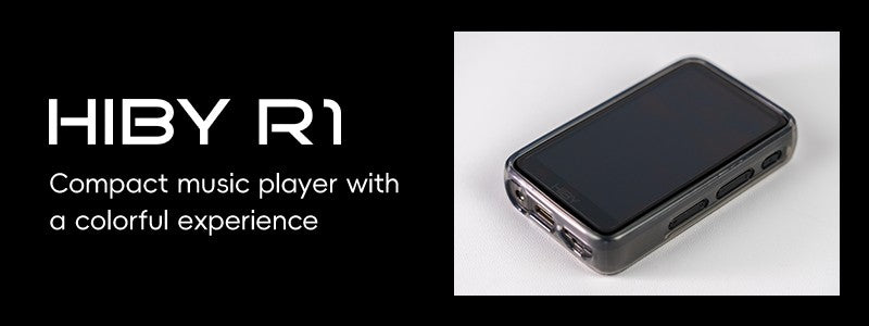 Reprodutor de Áudio HiBy R1 HiFi MP3 USB DAC WiFi Bluetooth 5.1 DSD256 PCM384kHz/32bit X1600E CS43131 MSEB Rádio Web Saída 3.5mm