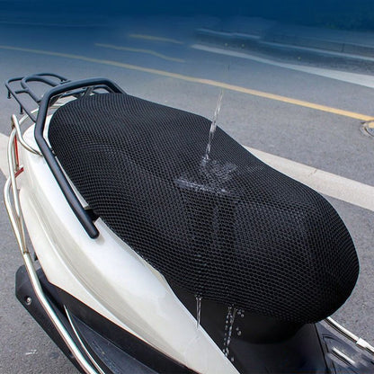 Capa de Assento de Motocicleta em Malha 3D Respirável Antiderrapante para Quatro Estações Capas de Assento de Scooter para Motocicleta Almofada Acessórios M/L/XL/XXL/XXXL