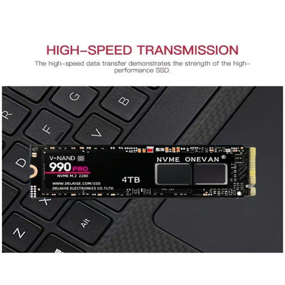 2025 SSD 990 1080 Pro M2 NVME 1T 2T 4T Unidade de Disco Rígido de Alto Desempenho para PC PS5 Portátil e Desktop