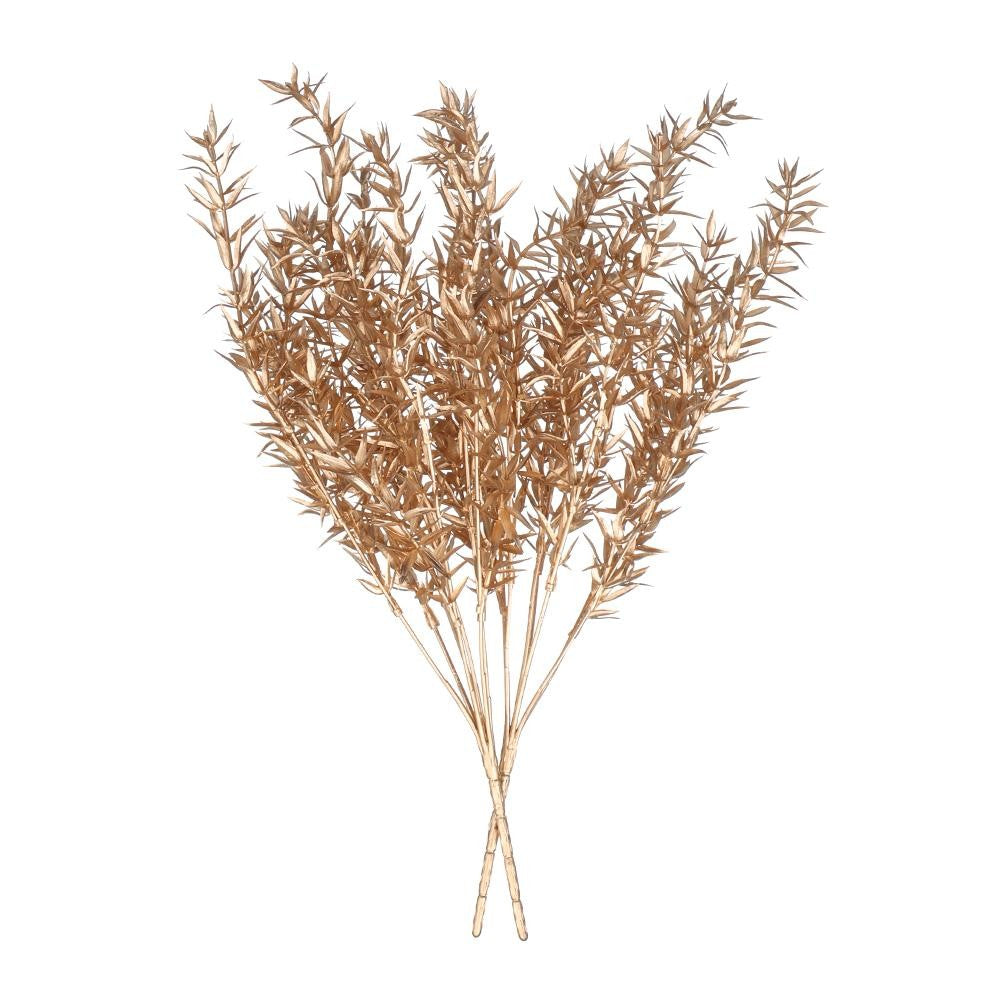 Simulation Flower Christmas Ornament Home Decorations Christmas Artificial Flower Simulation Leaf Artificial Plant Gold Silver