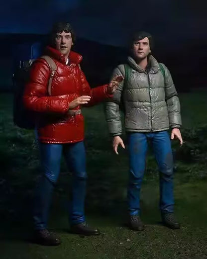 NECA Original Um Lobisomem Americano em Londres David Jack 2-pack Anime Action Figure Modelo de Brinquedo Presentes de Ano Novo e Aniversário