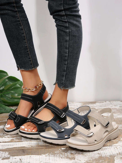 2024 Women Summer Wedges Non-slip Beach Open Toe Breathable Sandals Sport Style Shoes