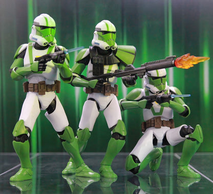 New Body(JOV3.0) - Star Wars 104th Trooper Wolf Pack Boost Sinker Comet Kamino ARC Trooper Grey Team 6" Boneco Articulado Brinquedos de Clone
