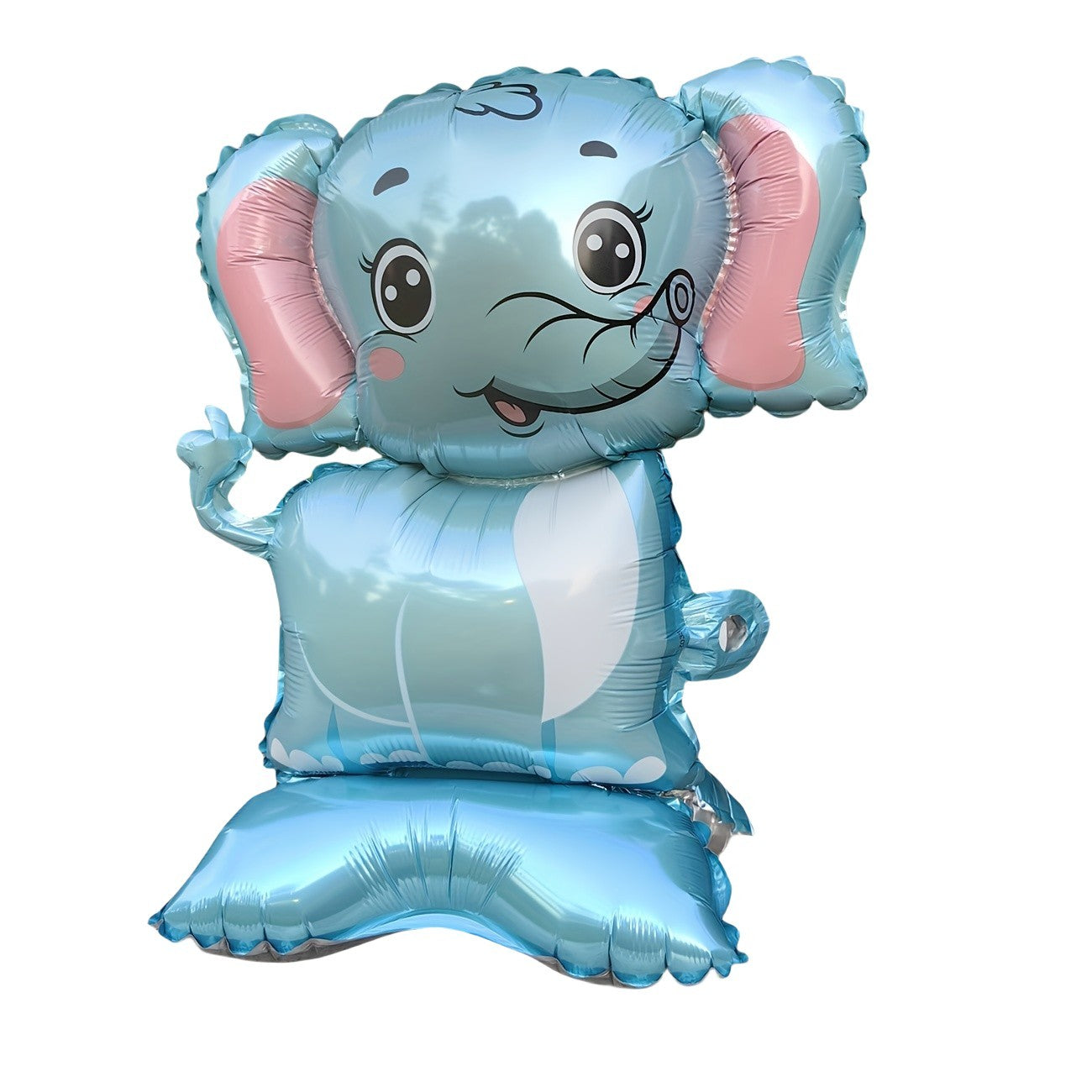 3/2PCS Jungle Animal Foil Balloons with Stand - Koala Elephant Fox for Birthday Wedding Carnival Theme Decorations