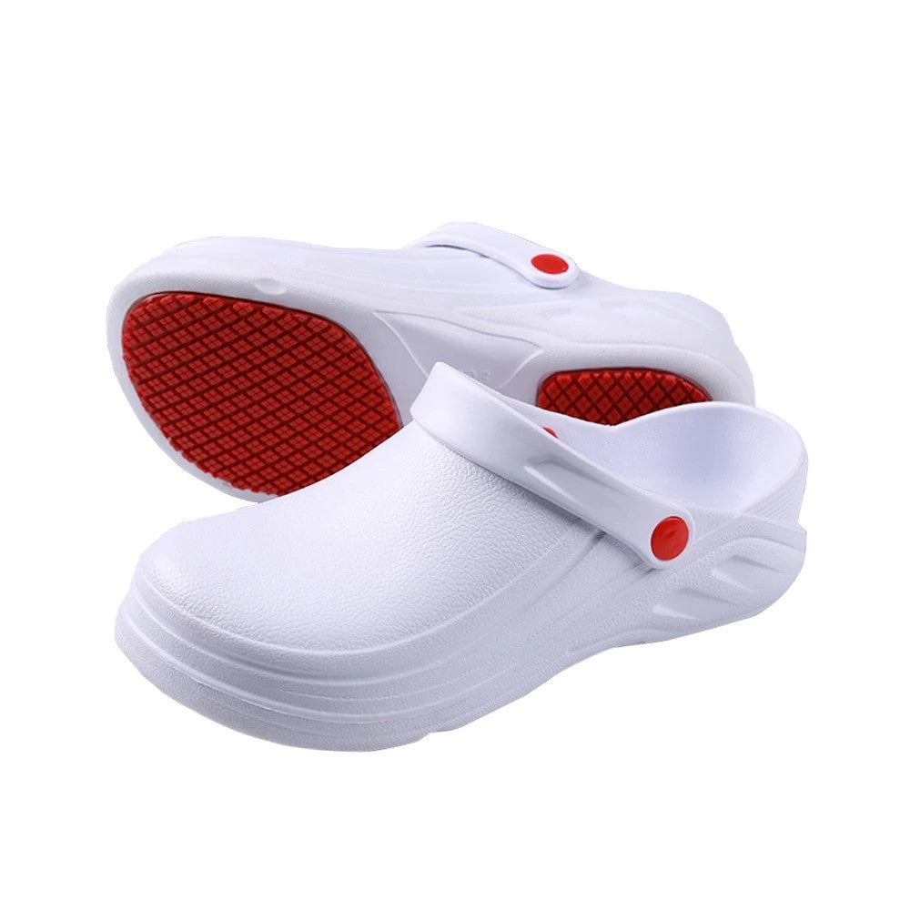 New Men Slippers Non-slip Waterproof Sandals Oil-proof Kitchen Work Cook Shoes Chef Master Hotel Restaurant Slippers Unisex