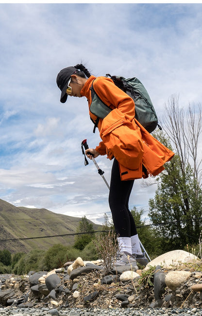 Nu-June Women's Winter Hiking Jacket 3 in 1 plus size Fleeced Clothing Men's Windbreaker Waterproof Hoodie Jackets Outdoor