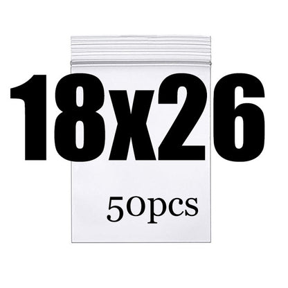 Clear Thick Zip Lock Ziplock Storage Bags Heavy-Duty Transparent Plastic Zip Package Small Jewelry Packing Reclosable Poly Pouch