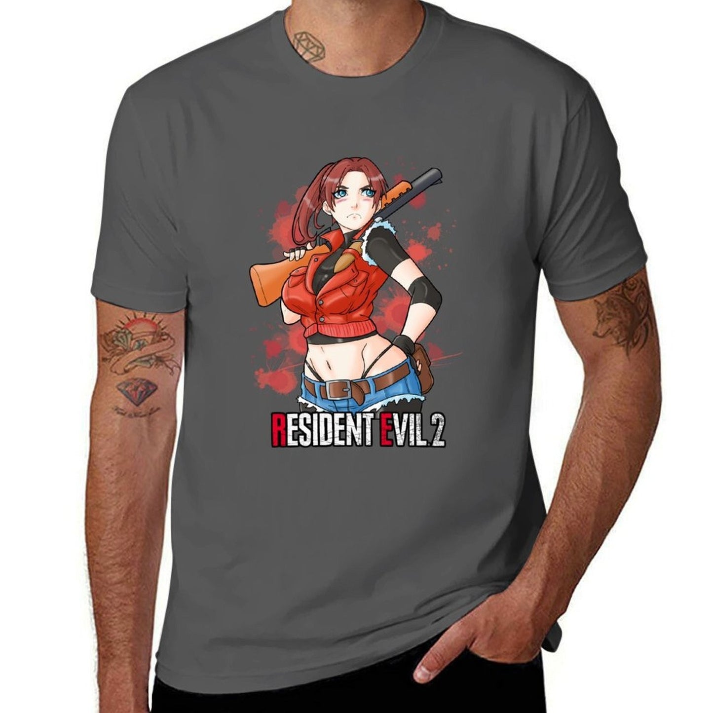 Claire designer Redfield shirt shirt T-Shirt T-Shirt plain t man shirt designer man t t man