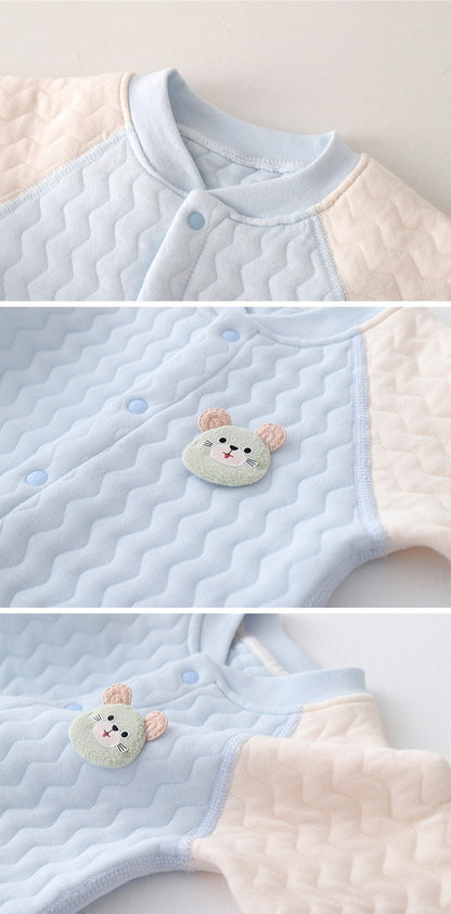 Autumn and Winter 0-18Months Baby Rompers Winter Newborn Girls Boys 100%Cotton Clothes of Long Seeve Infant Clothing Pajamas