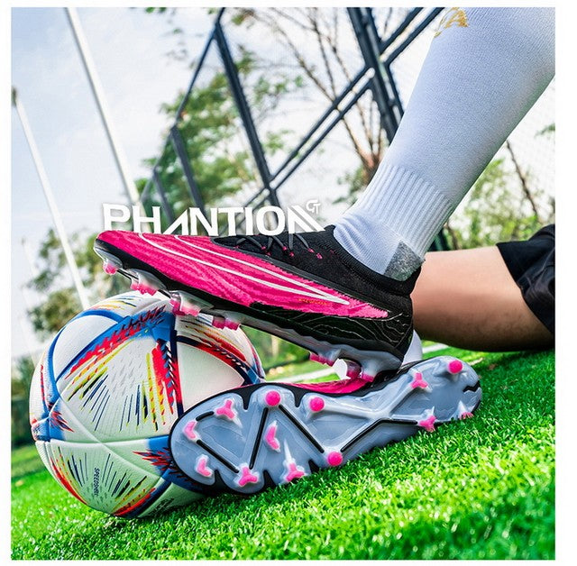 New Men Soccer Shoes Grass Professional Training Football Shoes Society Cleats Football Field Boots Fast Indoor Sneaker Non Slip