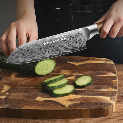 Japanese Style 4-Piece Kitchen Knife Set-Stainless Steel Chef Knives, Multifunctional Kitchen Knives for Home and Restaurant Use
