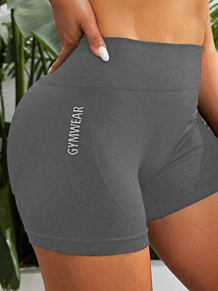 Women High Waist Butt Lift Sports Short Pants High Stretch Qyuick-Drying Breathable Yoga Shorts Athletic Tights