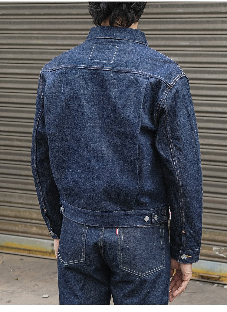 Rugged Bronson Lot 817XX Jean Jacket War Model Blue Selvage Denim Blouse