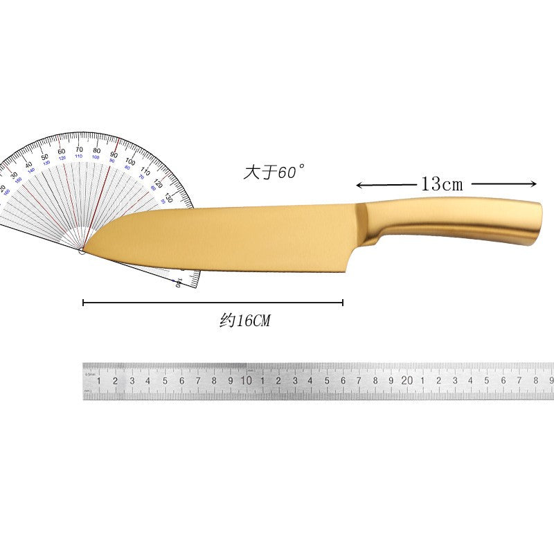 Colorful Durable Kitchen tools Boning Knife Cleaver Stainless Steel cutter- 6.3Inch Blade -Metal Long Handle For BBQ Restaurant