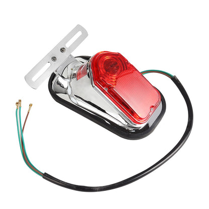 Para-lama traseiro de motocicleta com lâmpada de freio e luzes de placa Caveira Cruzada em Formato de Lápide Para Harley Chopper Bobber Personalizada