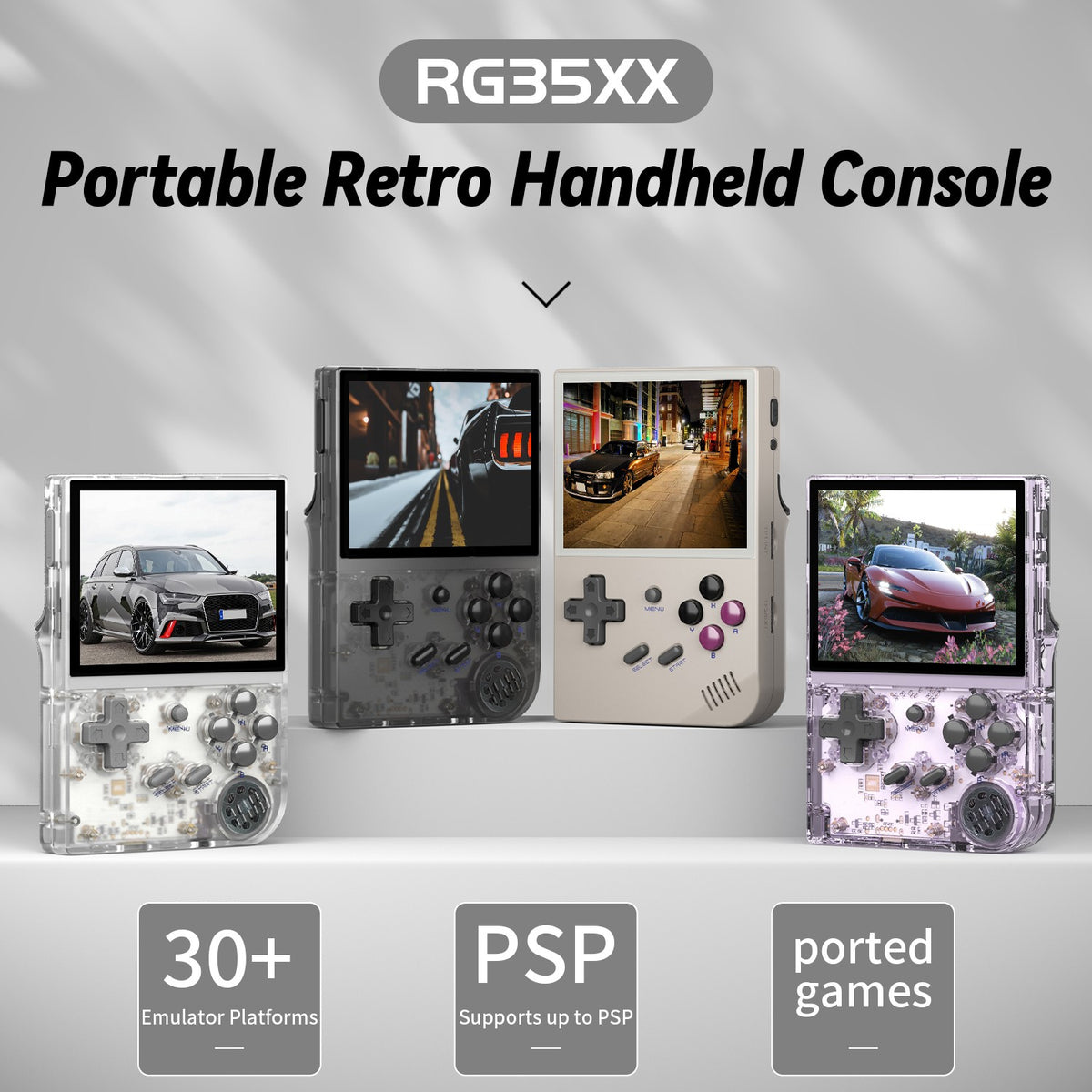 ANBERNIC RG35XX Plus/RG35XX Retro Handheld Game Console 3.5? IPS Screen Linux Portable Video Game Player Support HD-M-I TV Outpu