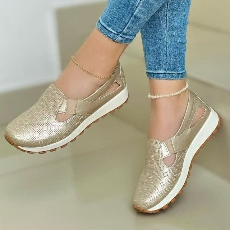 Mocassins Femininos de Malha Tênis Casuais Primavera Verão Confortáveis Sapatilhas Vulcanizadas Femininas Sem Cadarço Zapatos De Mujer