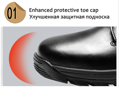 Botas de Couro Genuíno Masculinas de Cano Curto Botas Masculinas de Inverno de Couro com Pelo Quente para Exército Caça Sapatos Masculinos Botas Casuais Pretas
