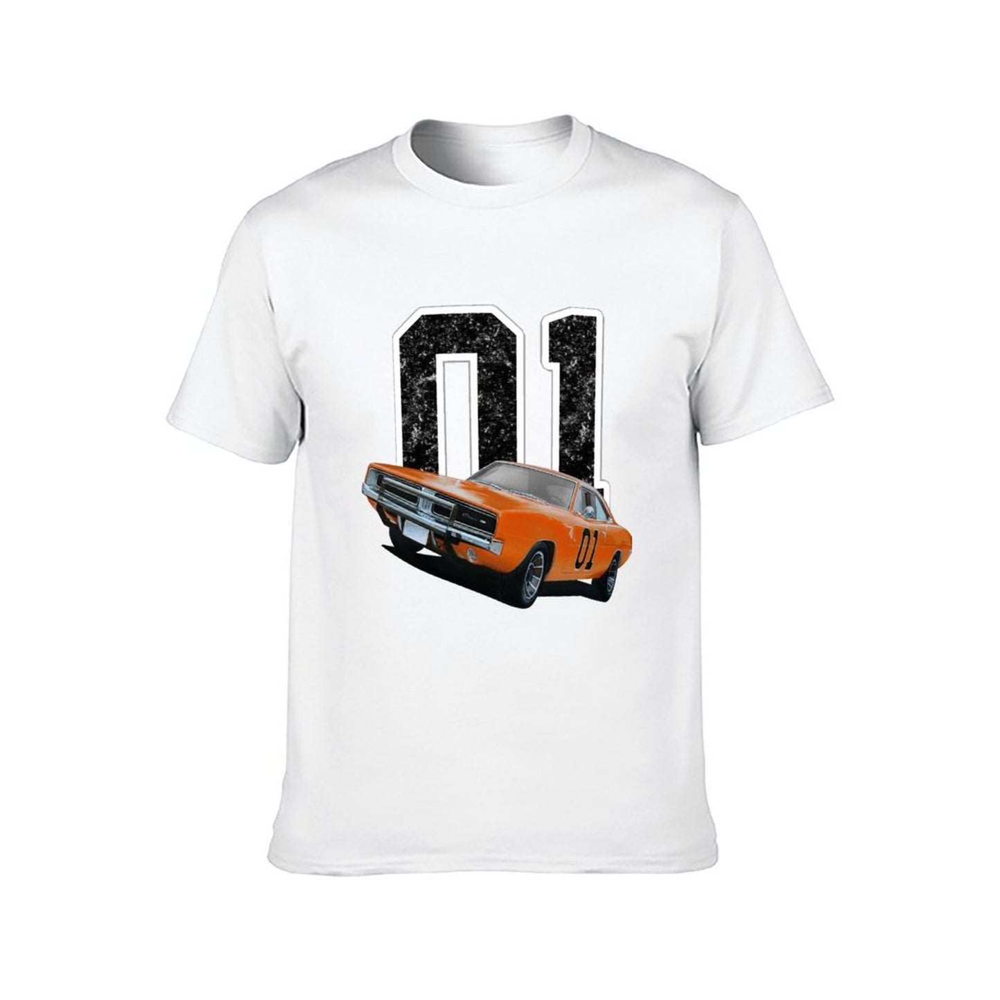 General Lee T-Shirt black cotton t-shirt plain for man package man t shirt heavy cotton T-Shirt